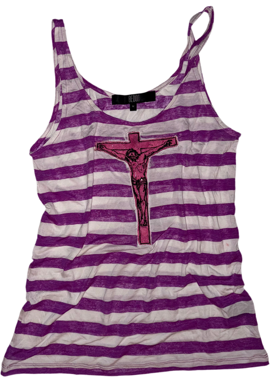 Jesus Christ on a cross tank M