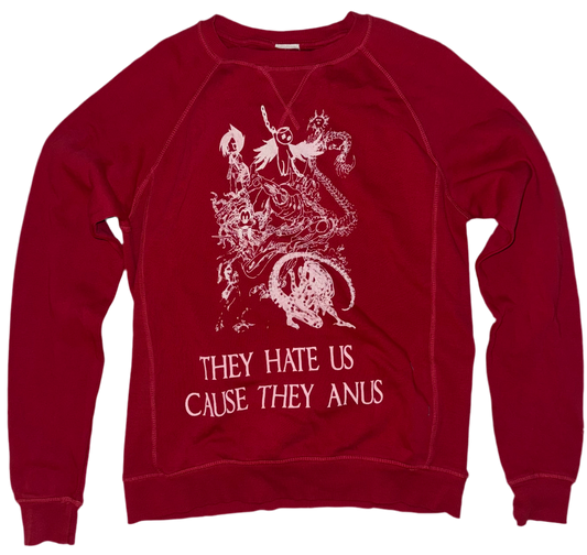They hate us cause they anus emotown gang sweater S