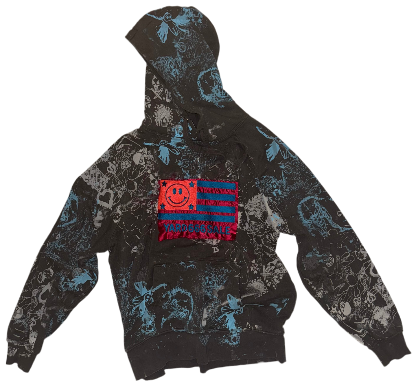 Yard666sale FLAG Emo town hoodie S