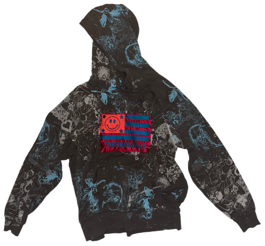 Yard666sale FLAG Emo town hoodie S