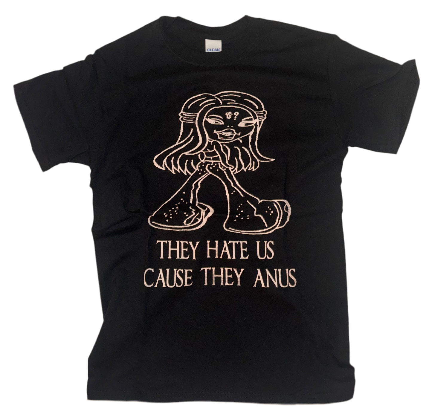 They hate us cause they anus brat t shirt S