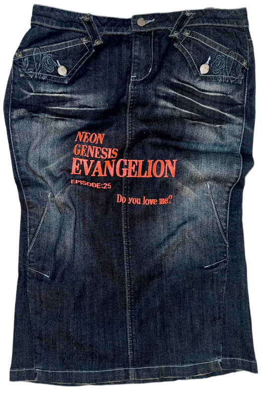 End of evangelion denim skirt 7