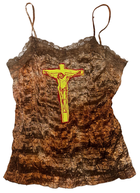 Jesus Christ on a cross tank M