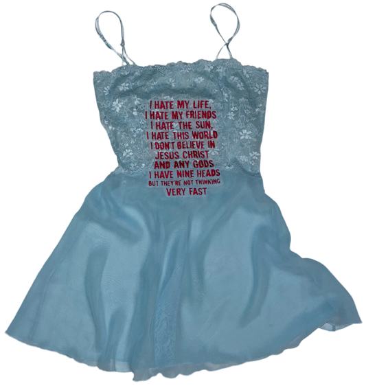 I have nine heads sheer dress S