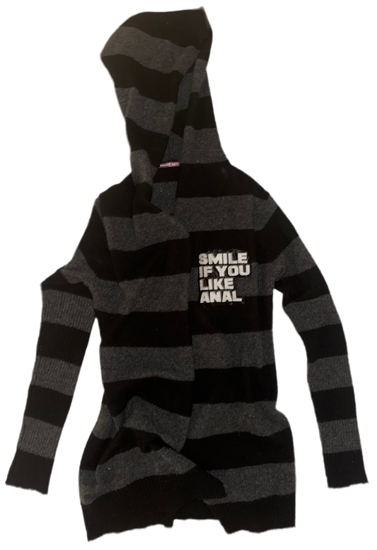 Smile if you like anal cardigan M