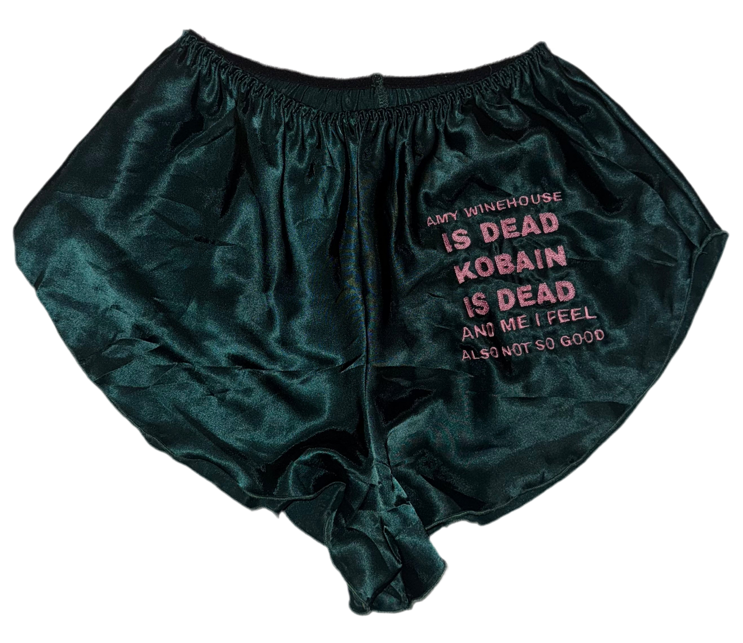 Amy winehouse is dead silky shorts M