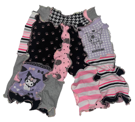 Kuromi sock shorts S