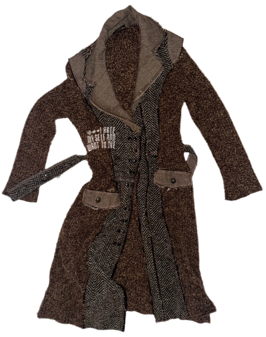 I hate myself long jacket M