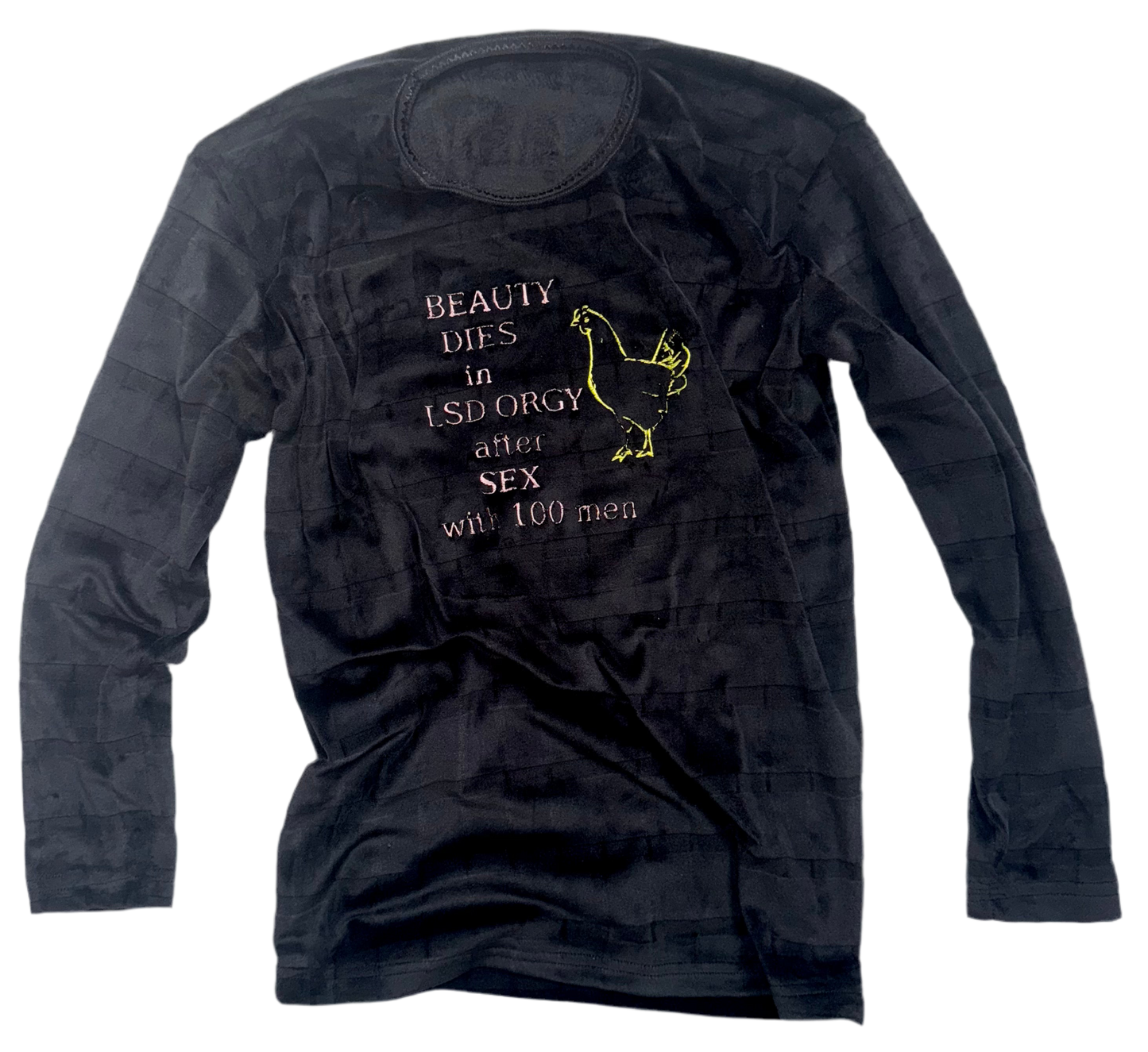 Beauty dies is lsd orgy long sleeve top M
