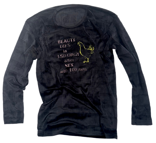 Beauty dies is lsd orgy long sleeve top M