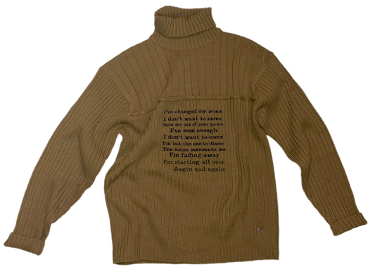I’ve changed my mind sweater M