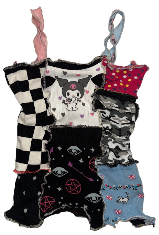 Kuromi sock tank L