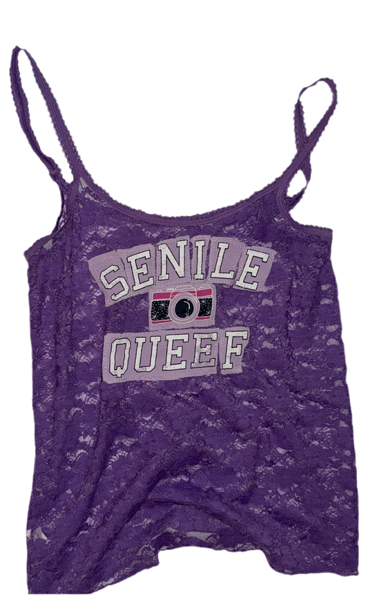 Senile queef lace tank L