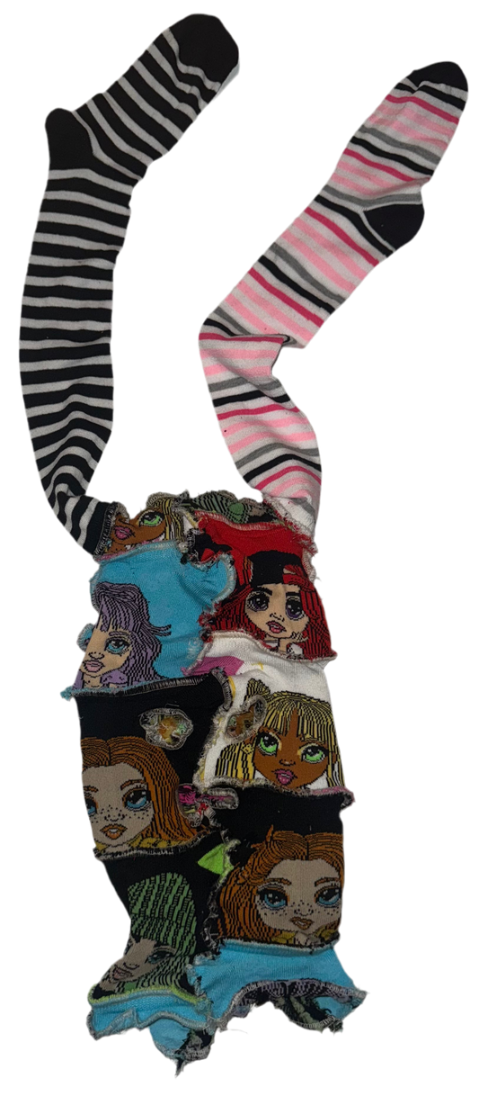 Rainbow high doll sock mask