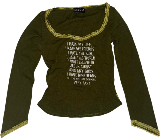 I have nine heads long sleeve top S
