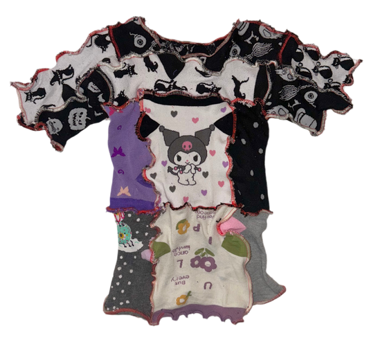 Kuromi sock top XS