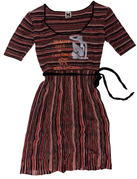 Beauty dies is matjsse orgy missoni dress L