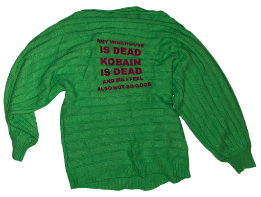 Amy winehouse is dead sweater S