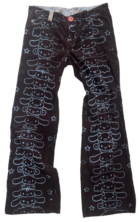 Cinnamavirus corduroy flared pants 6