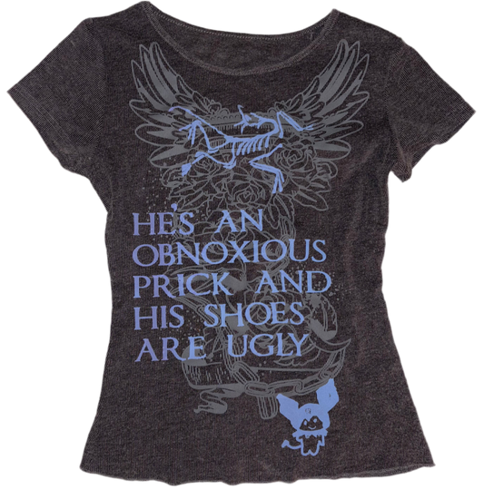 He’s an obnoxious prick baby tee S