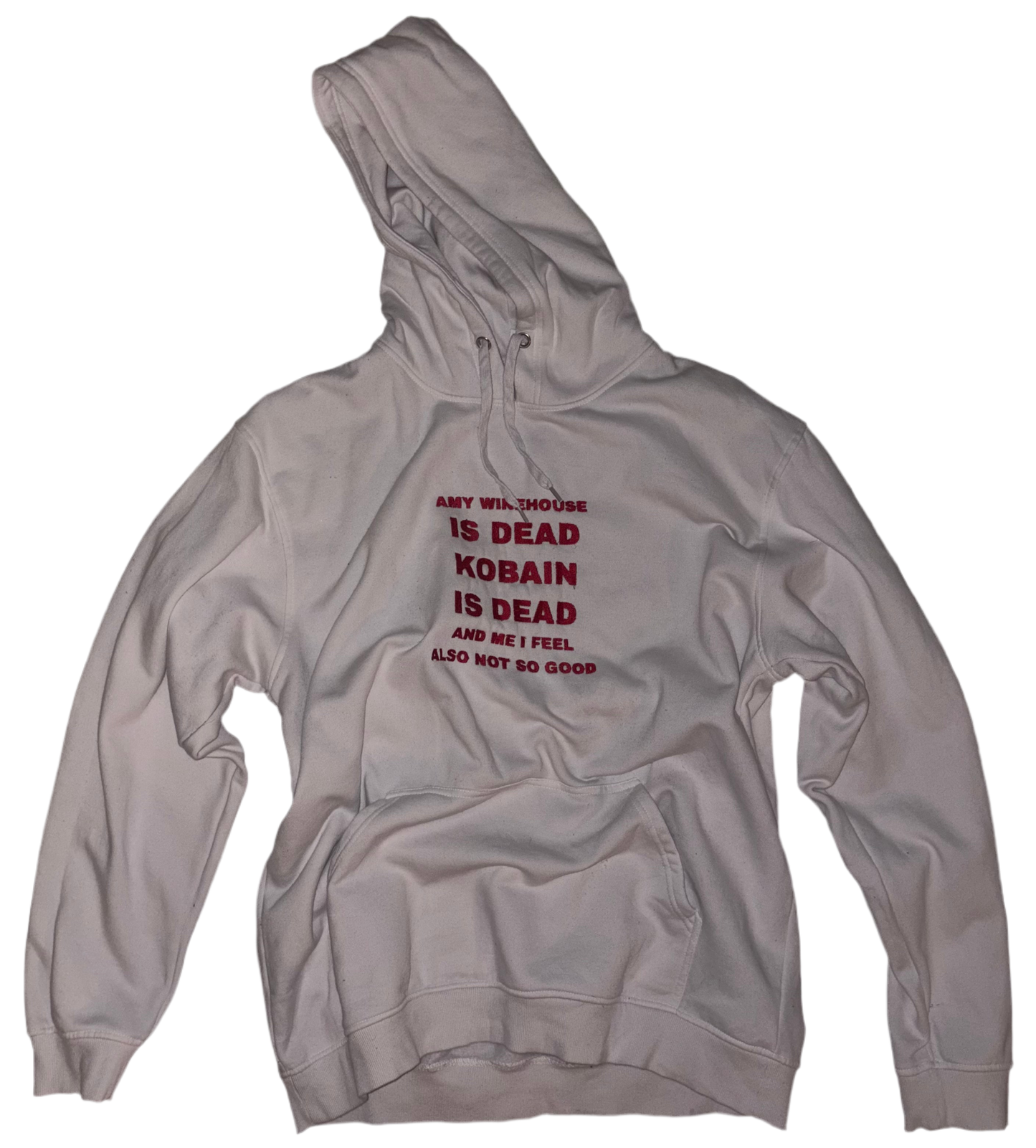 Amy winehouse is dead hoodie 2XL