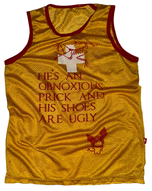 He’s an obnoxious prick mesh tank M