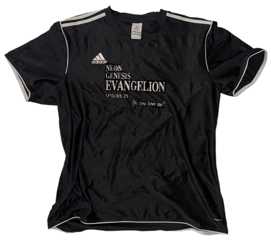 End of evangelion episode 25 adidas athletic t shirt XL