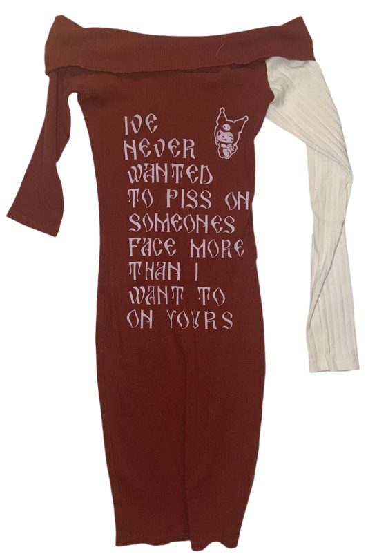 I’ve never wanted to piss dress S