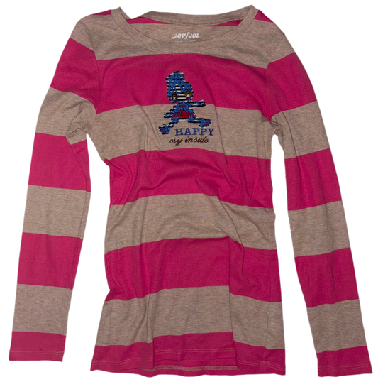 Happy , cry inside long sleeve top S