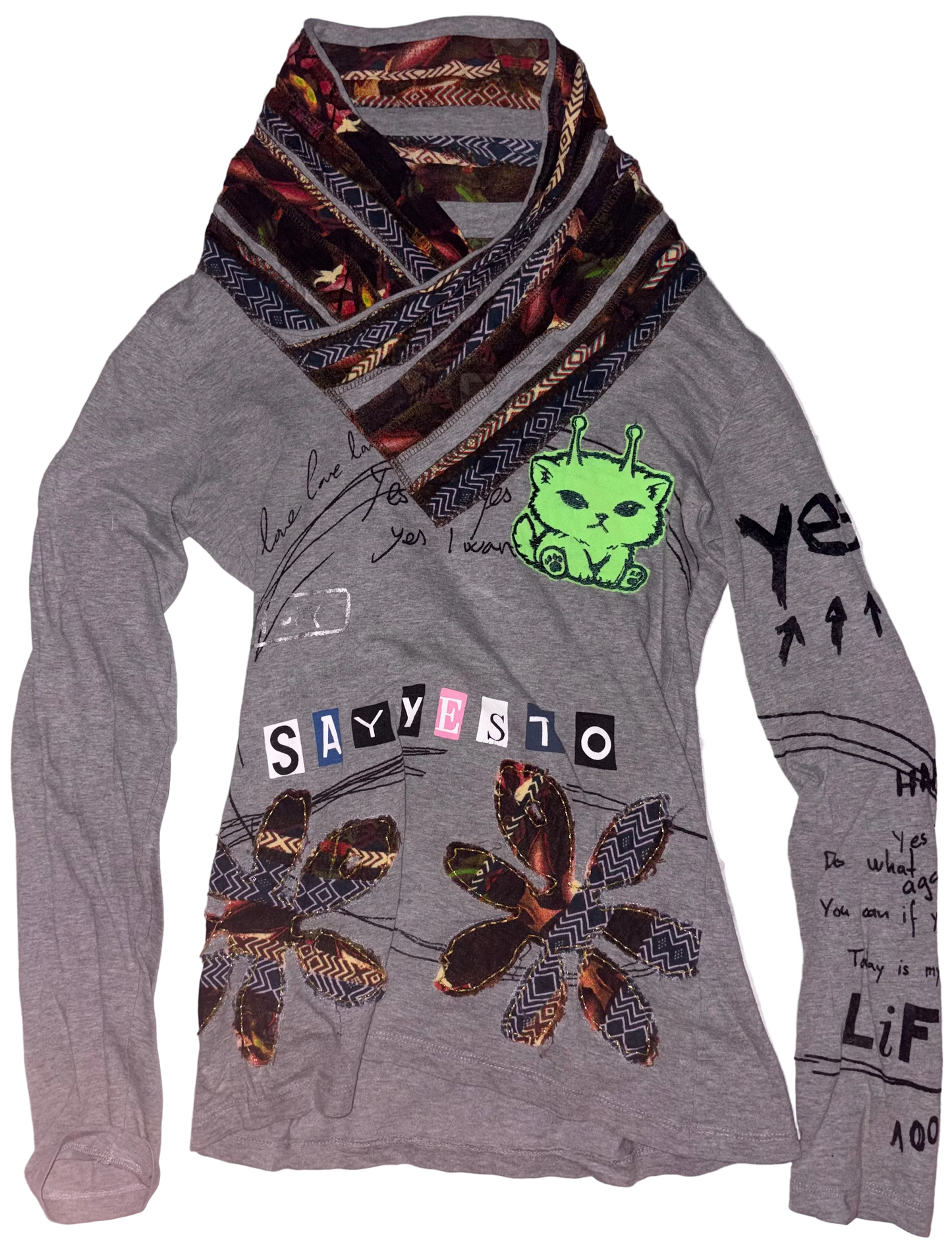 Meawlien long sleeve top S