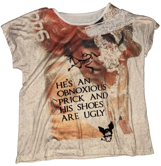 He’s an obnoxious lady gaga? Top L