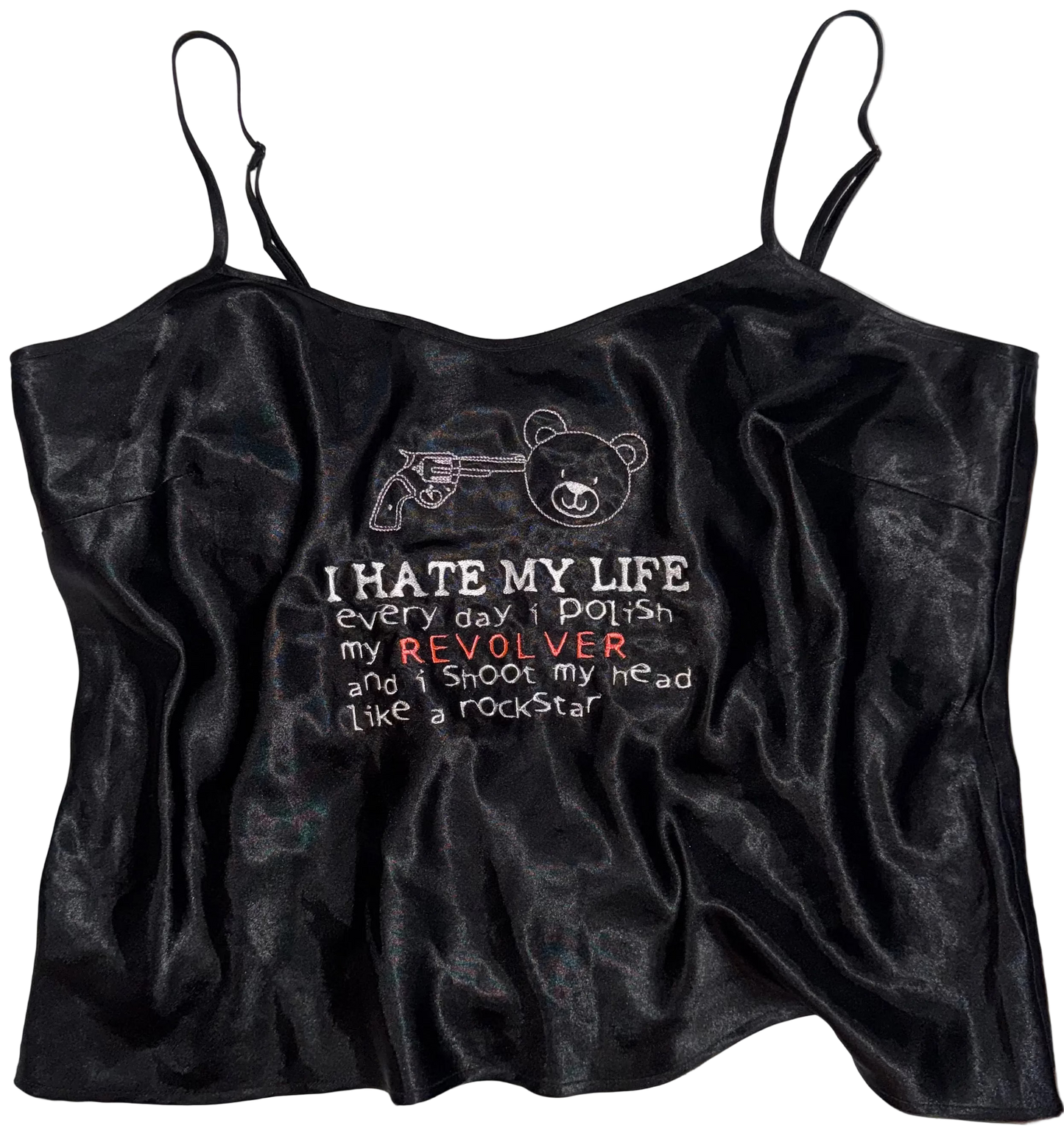 I hate my life silky tank L