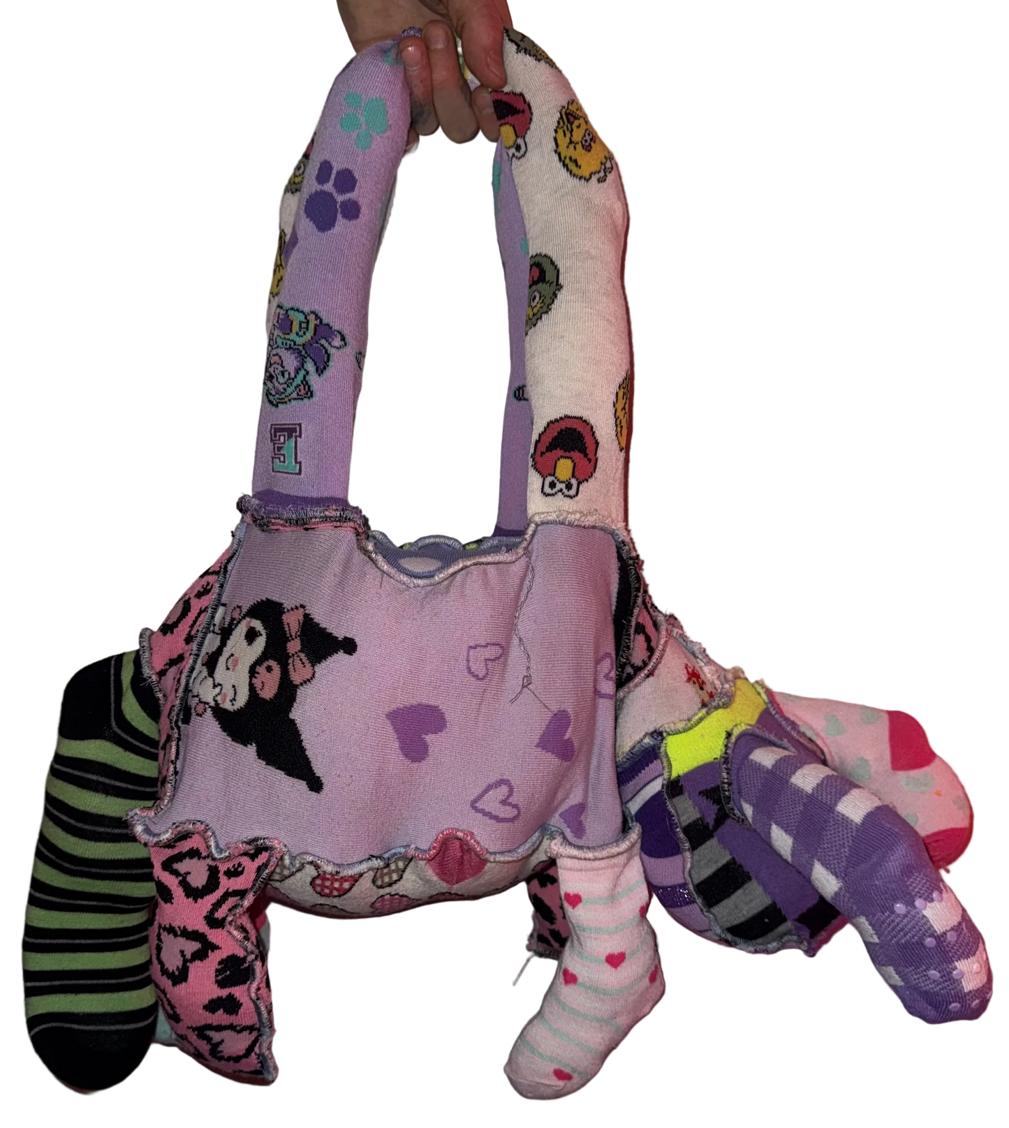 Sock animal purse
