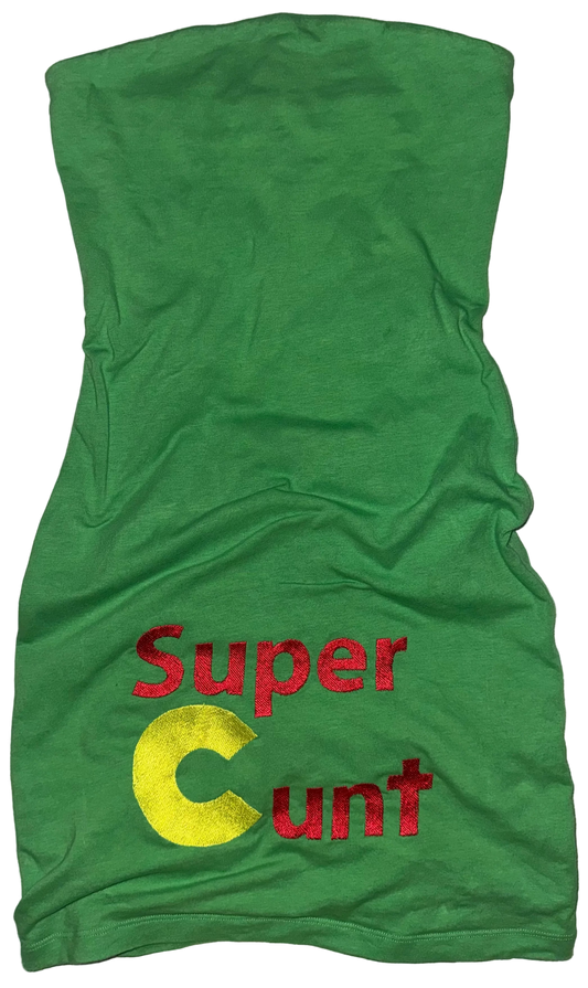 Super Cunt tube dress XS