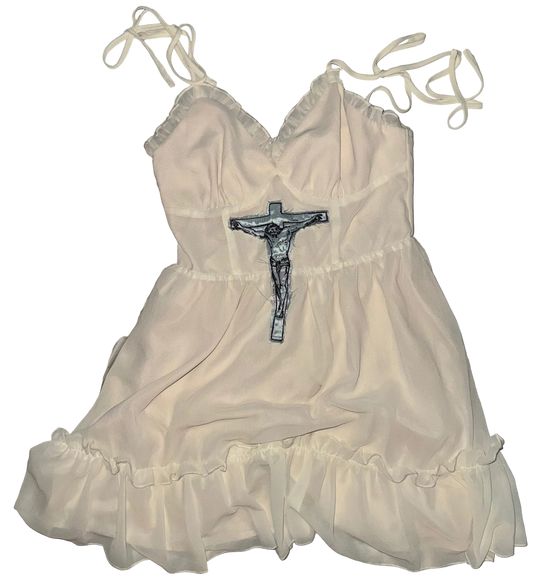 Jesus Christ on a cross dress S