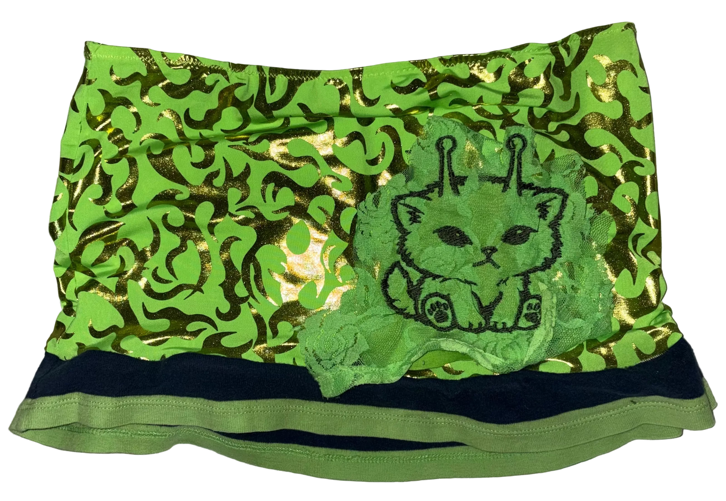 Space kitty mini skirt S