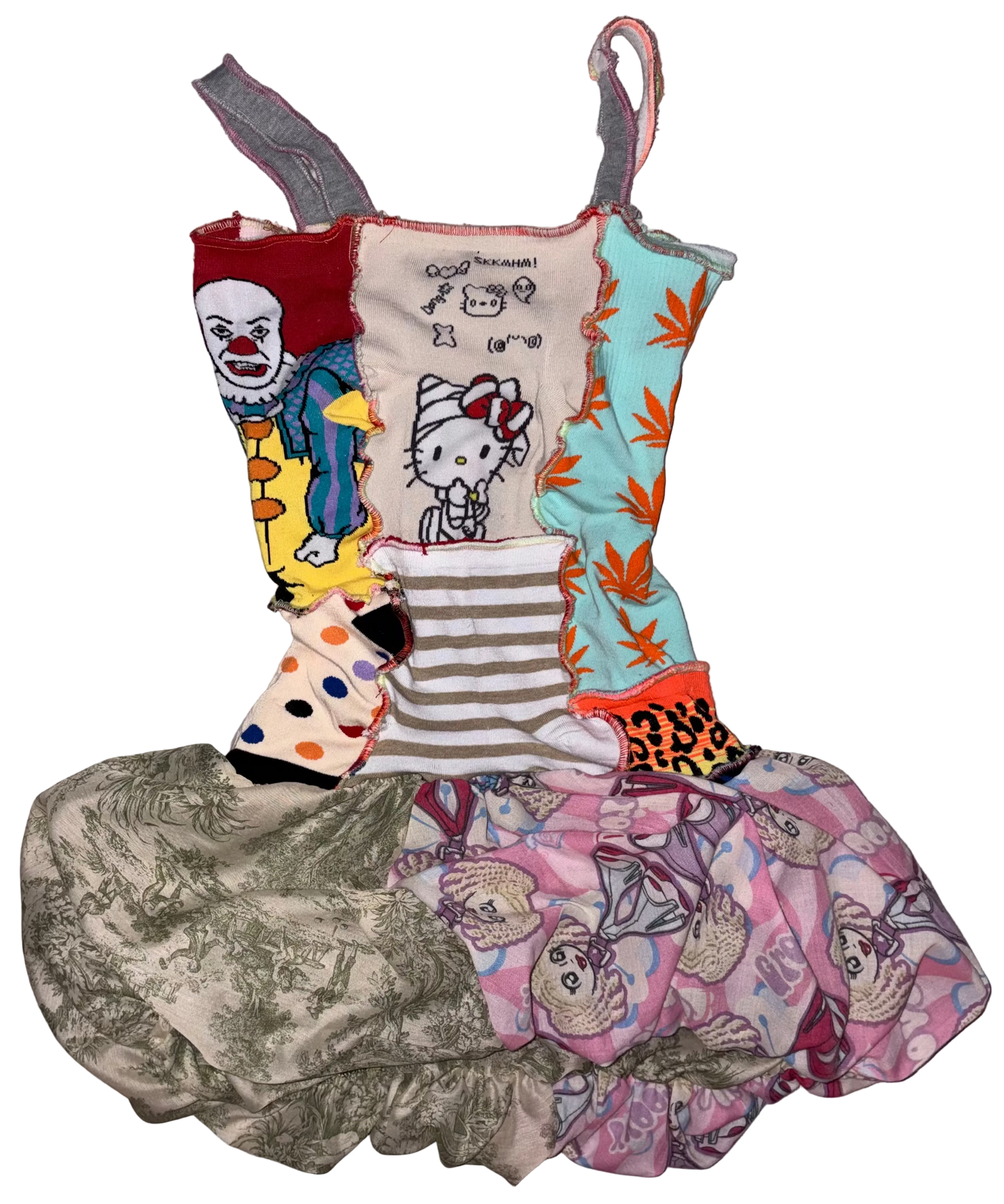 Sock mini poof dress L