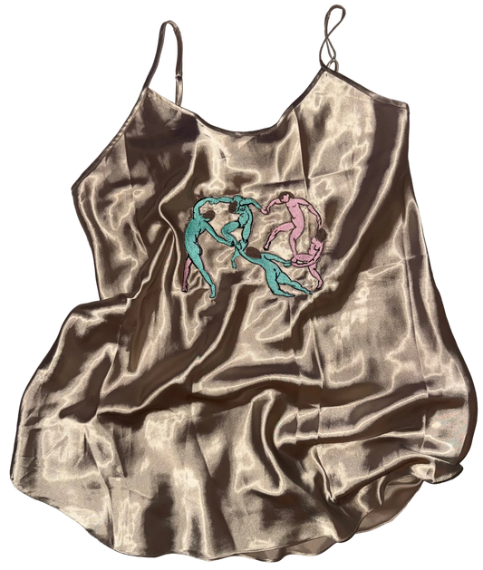 Matjsse dancers silky dress L