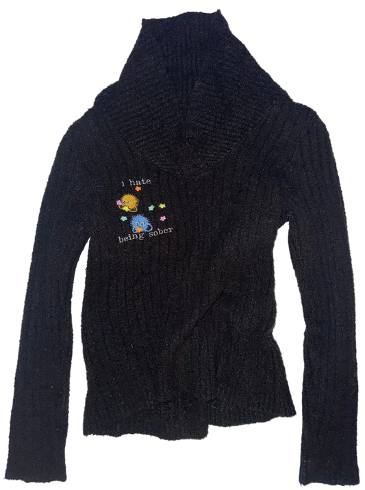 I hate being sober sweater M