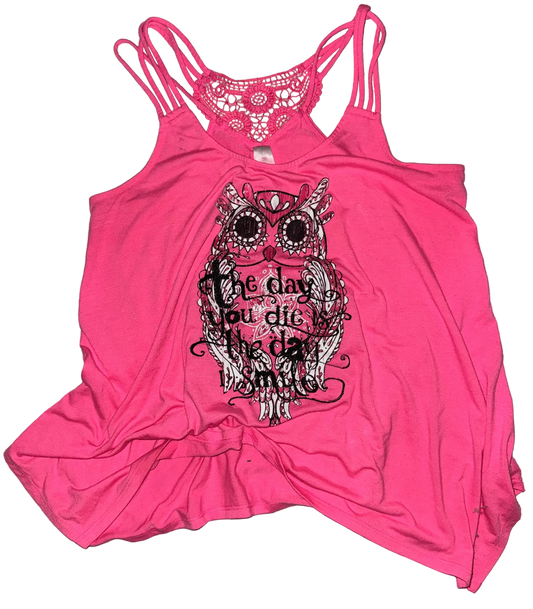 The day you die is the day I smile tank S