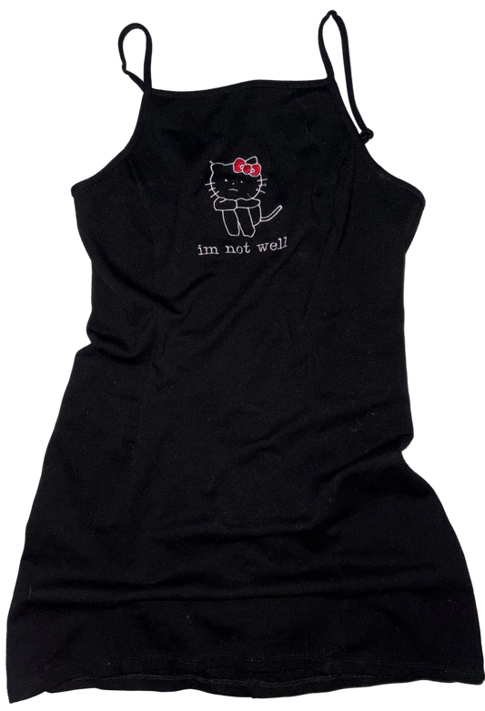 I’m not well kitty dress M