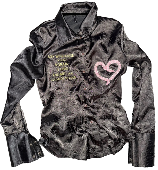 Any winehouse is dead and work love blouse M