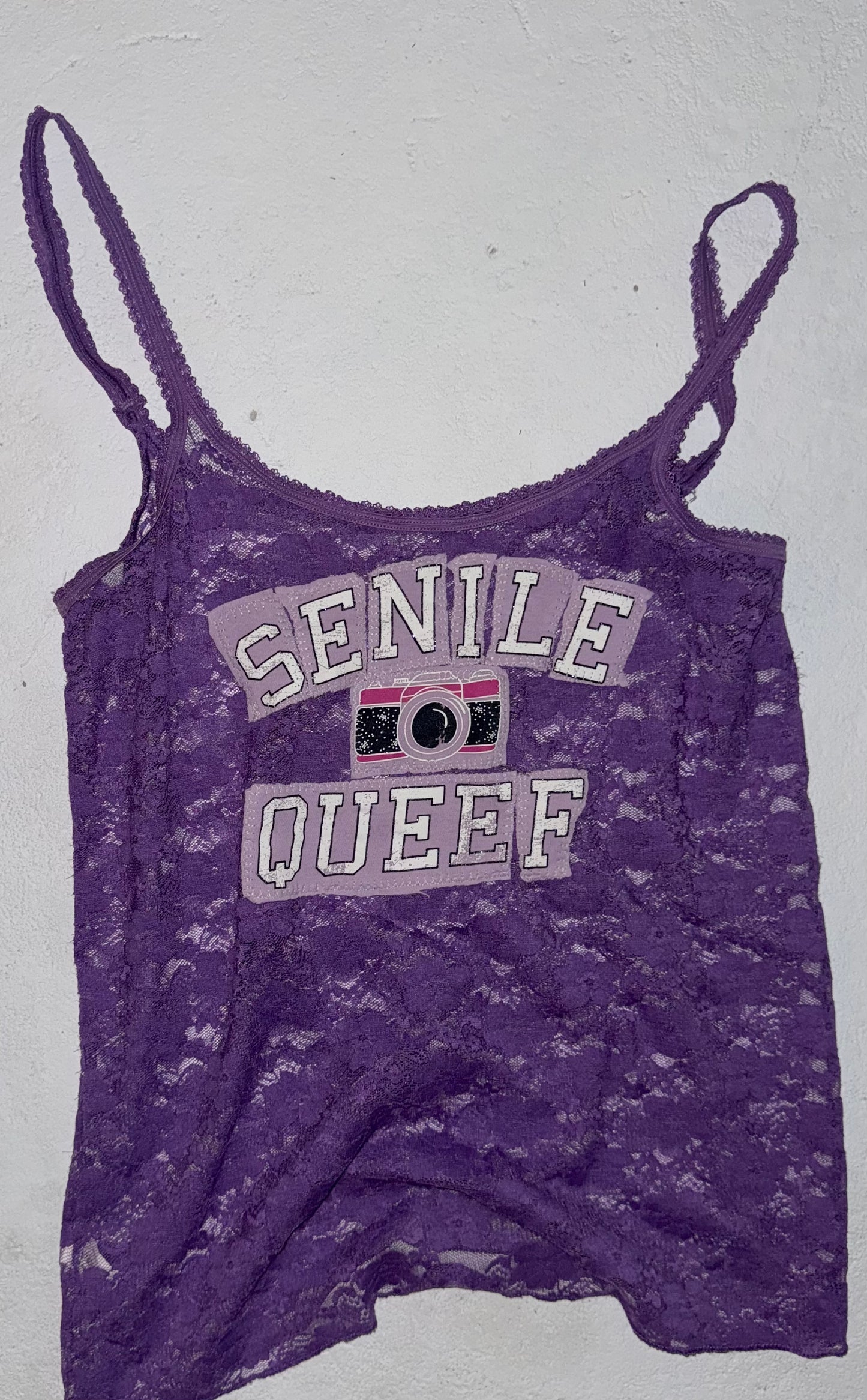 Senile queef lace tank L