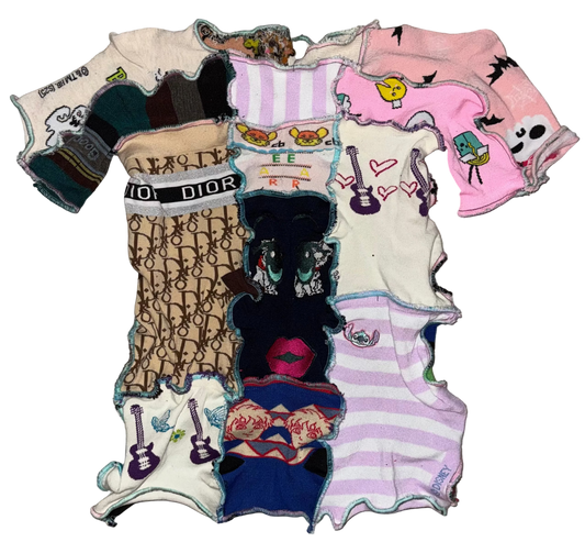 Nitty sock short sleeve top L