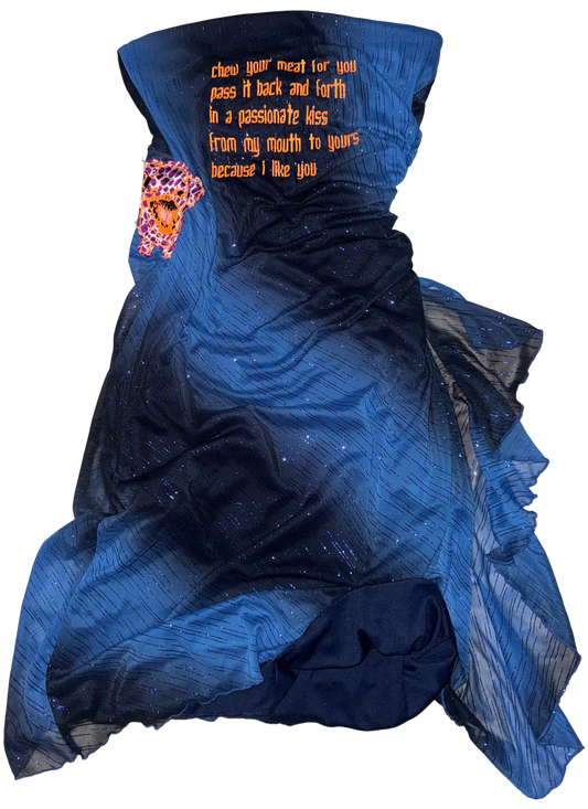 Chew your food back and forth tube dress M