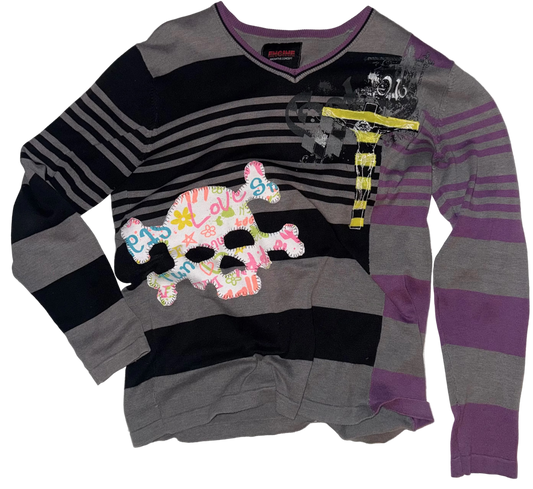 Jess Christ on a cross toxic sweater L