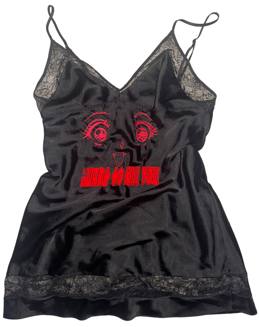 I want to kill you silky dress L
