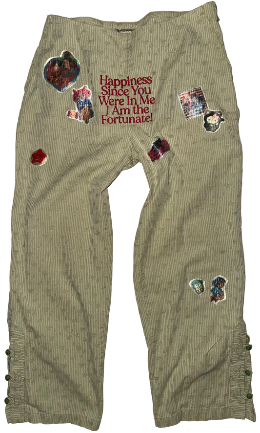 Happiness since you were in me sticker pants S