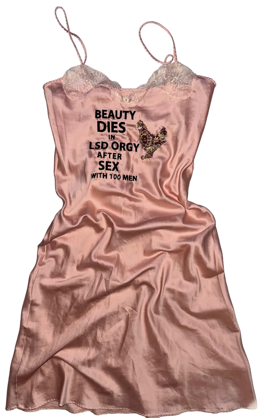 Beauty dies in lsd orgy silky dress S