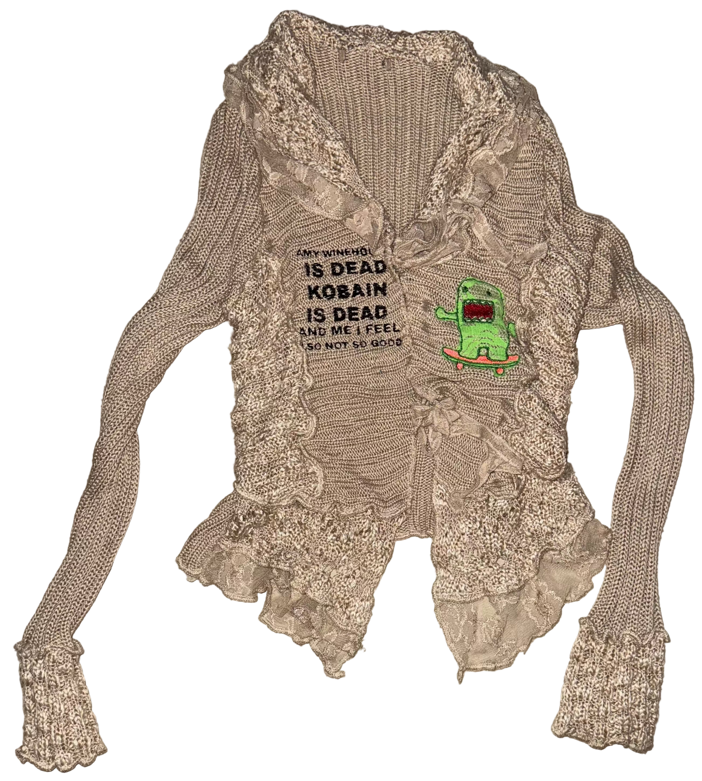 Amy winehouse is dead knit jacket L